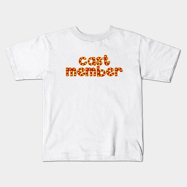 Cast Member Kids T-Shirt by lolsammy910